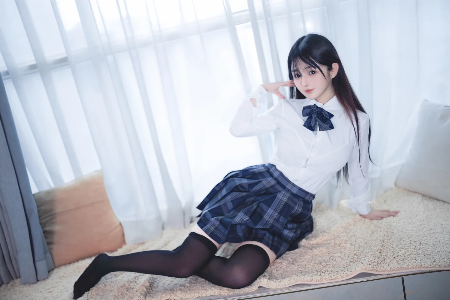 桜井宁宁 - JK制服 2 [146P,1V-520MB] tg@simisebaisi 【丝足阁】005.webp